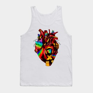 Pride Awareness Heart Tank Top